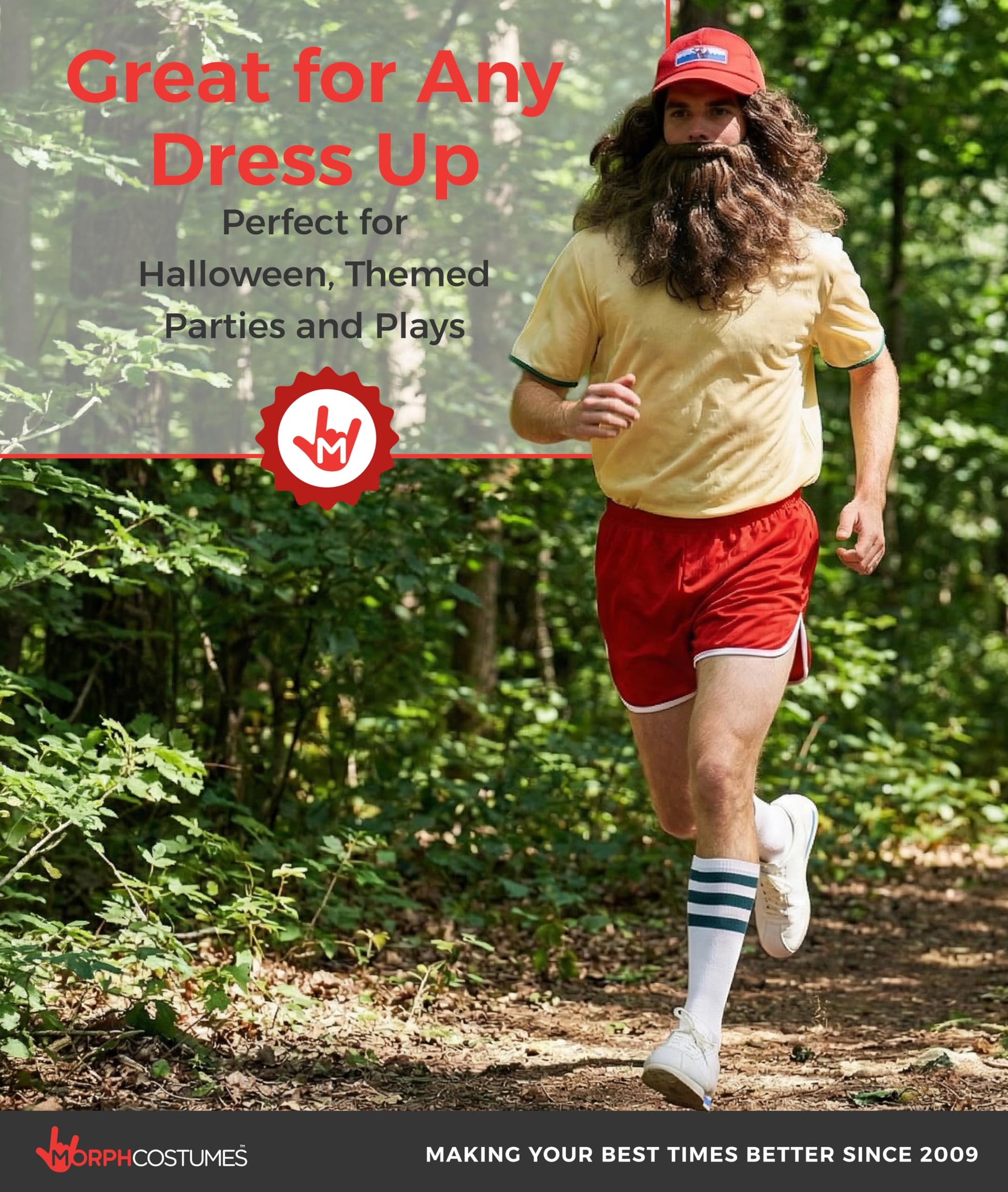 Running Costumes for Men with Wig Running Halloween Costumes (image 5)