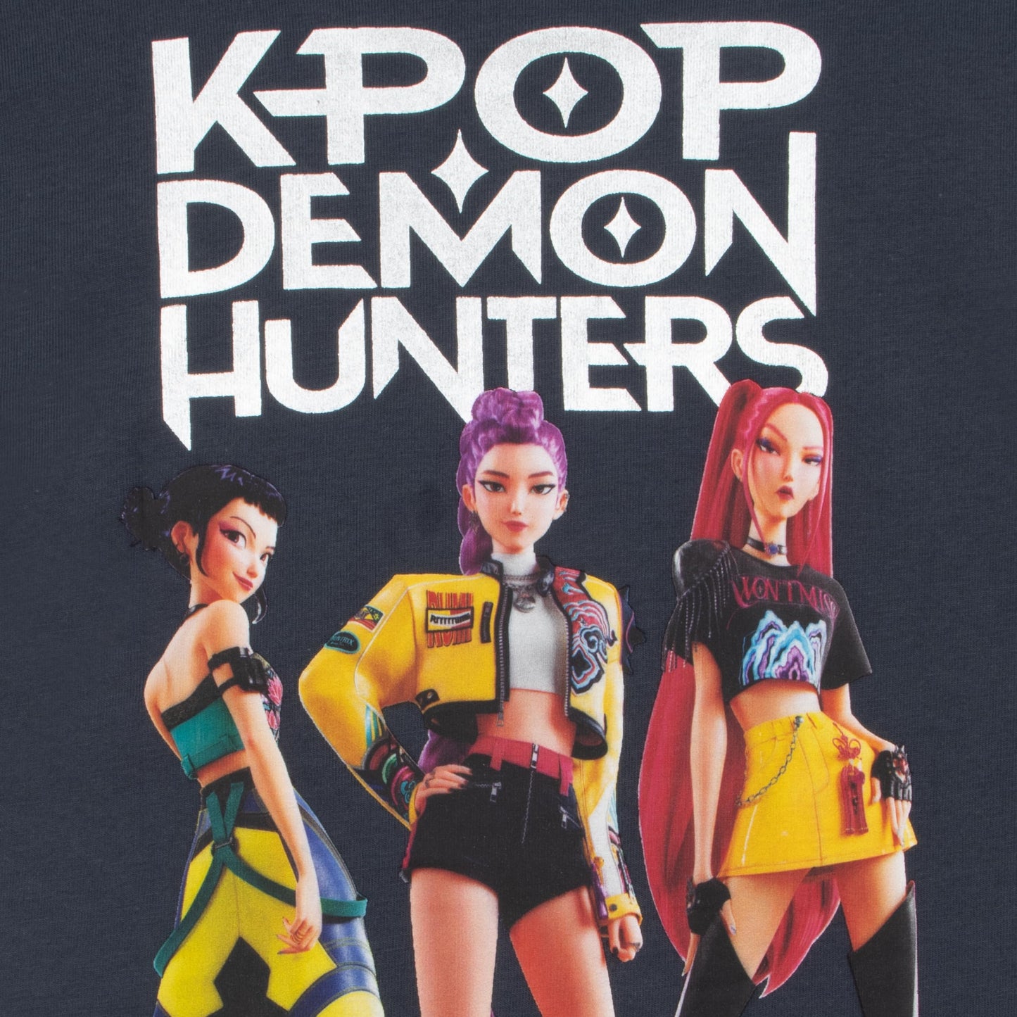 Tshirt - Huntrix Short Sleeve Girls' T-Shirts - Boxy Girls Top
