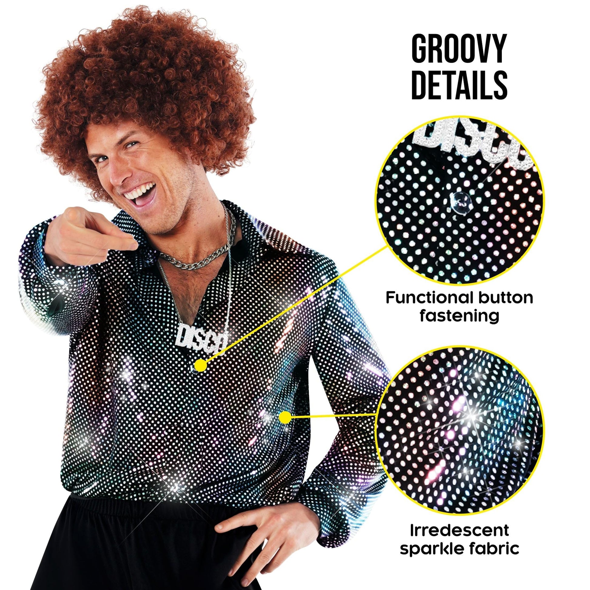 70s Disco Outfit Men - Disco Costume Men - Fancy Dress for Adults (image 9)