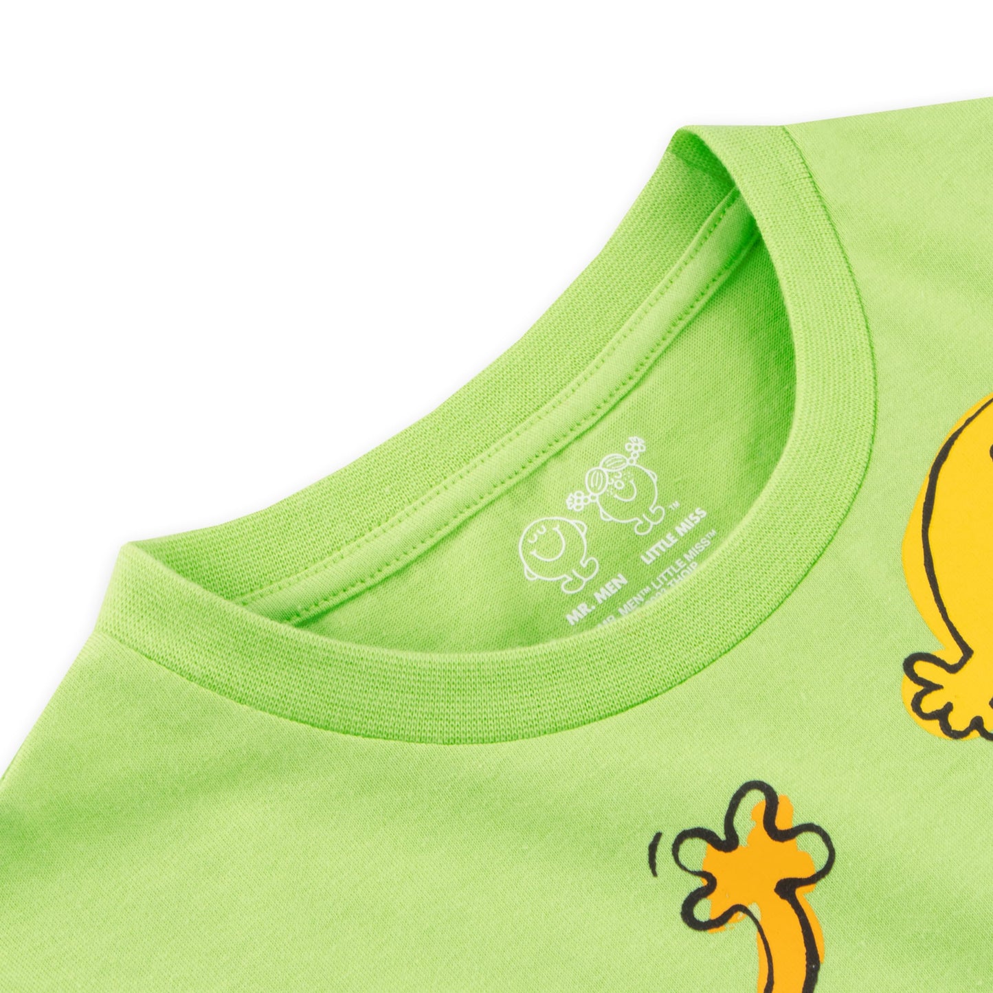Mr. Men Little Miss Boys Tshirt | Mr Men Kids Tshirt | Cotton Short Sleeve T Shirt for Boys | Green 5-6 Years