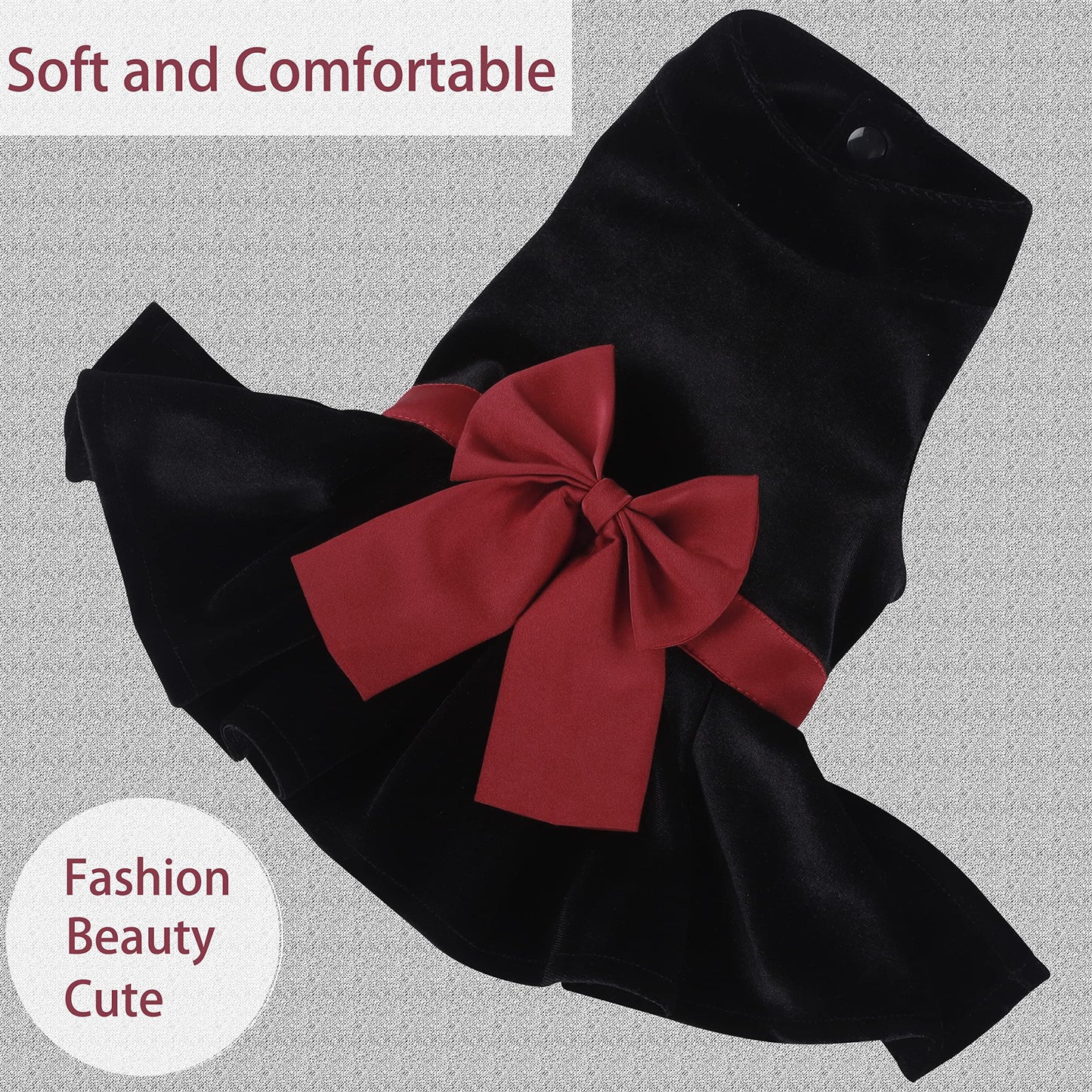 Pet Dresses for Dogs Cats Girl - Cute Princess Bowknot Dress Puppy