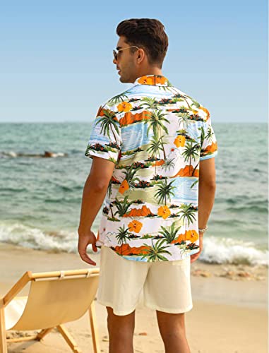 Men's Hawaiian Shirt & Shorts Set