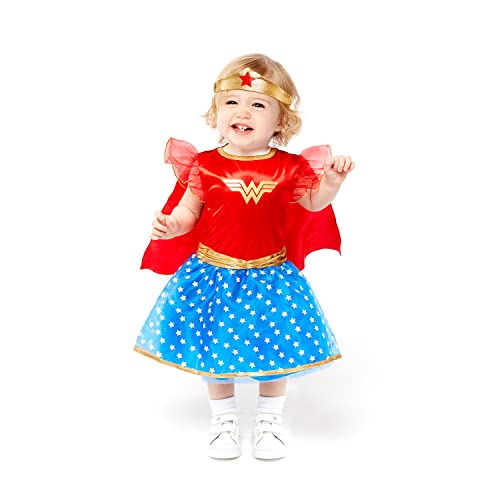 Amscan 9906727 Child Girls Official Warner Bros. Licensed Wonder Woman Toddler Fancy Dress Costume (2-3 years)
