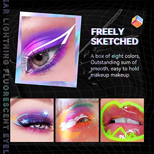 CCbeauty Face Body Paint Kit Professional 36 Colors Face Painting Kit  Cosplay Makeup Palette Halloween Clown SFX Makeup Kit Neon Body Paint Arts  Party