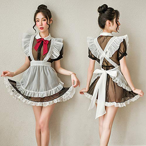 SINROYEE Women s Anime Cosplay French Apron Maid Fancy Dress