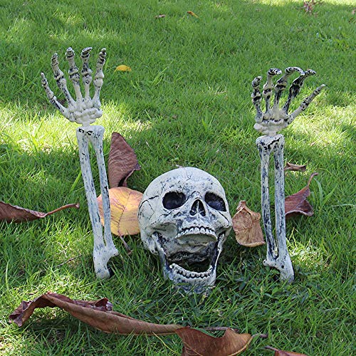 AISENO Realistic Skeleton Stakes Halloween Decorations for Lawn Stakes Garden Halloween Skeleton Decoration halloweenkingdom