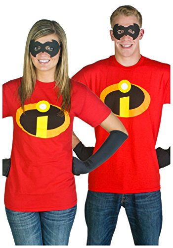 Disney unisex adult The Incredibles T-shirt T Shirt, Red, 3X US halloweenkingdom